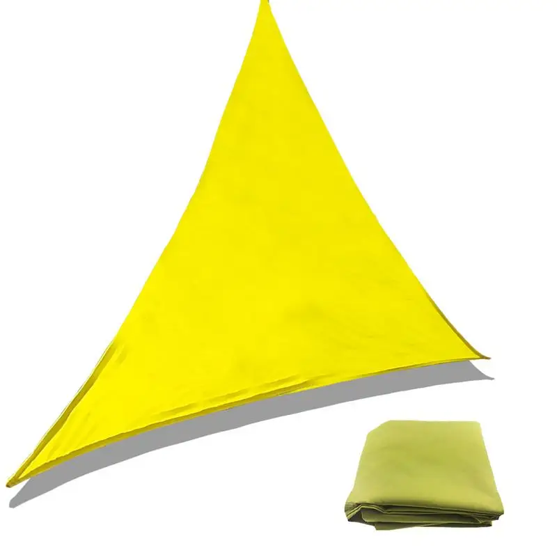 yellow green 3x3x3 м УФ водонепроницаемый треугольники Защита от солнца наружный навес парус материал Защита окружающей среды безвкусный затенение парус Spinnaker - Цвет: yellow green