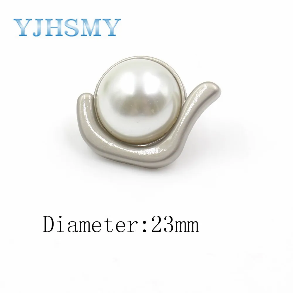 YJHSMY A 19512 550 10 шт./лот 18/20/23/25 мм Качественные акриловые Плюс Металлические