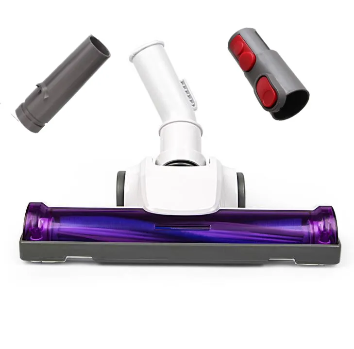 Carpet multi wood Floor brush tool + adapter for Dyson V7 V8 V10 Air Driven Turbo Brush turbine head parts | Бытовая техника