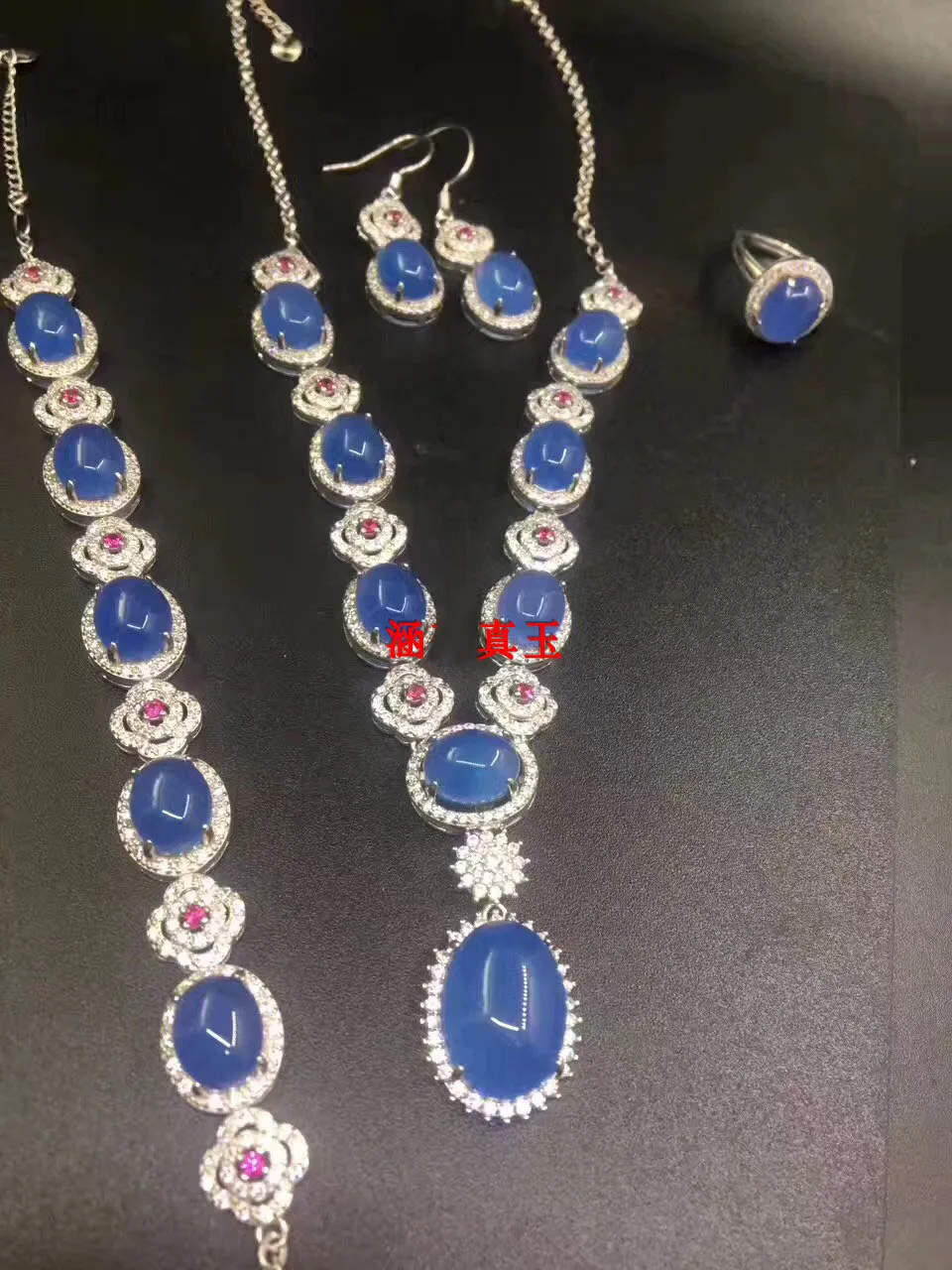 Лидер продаж ювелирное изделие серебро 925 пробы мозаика натуральный лед зеленого