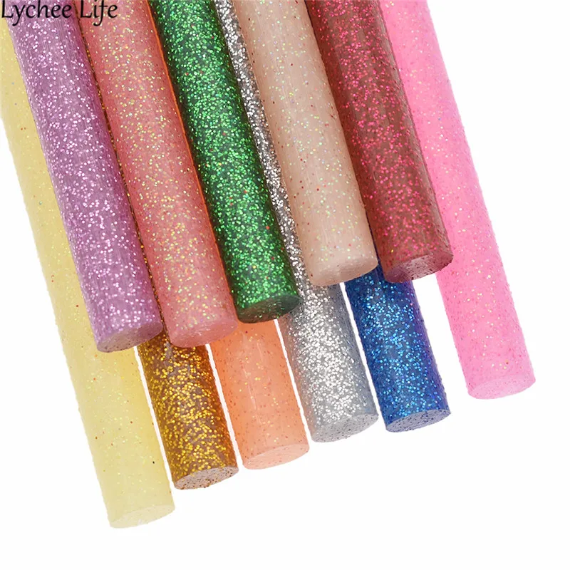 Lychee 60 шт. красочный термоплавкий клеевой пистолет мини для 7 мм палочек DIY ручной