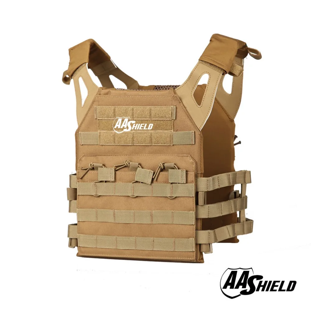 AA щит Molle охотничьи тарелки Перевозчик легкий военный тактический жилет JPC стиль/Загар