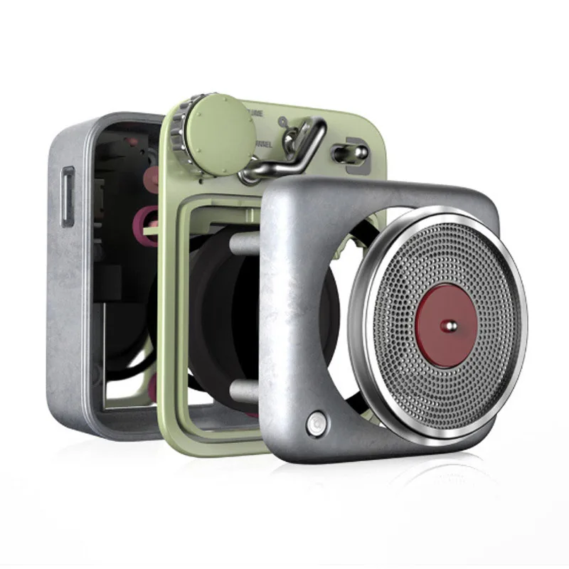 Xiaomi Cat King Atomic Mini Record Player B612 Bluetooth Интеллектуальный аудио портативный цинковый