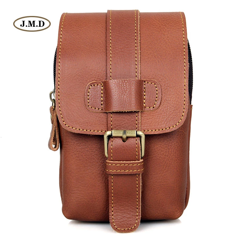 Натуральная коровья кожа Мужская модная коричневая Портативная сумка из