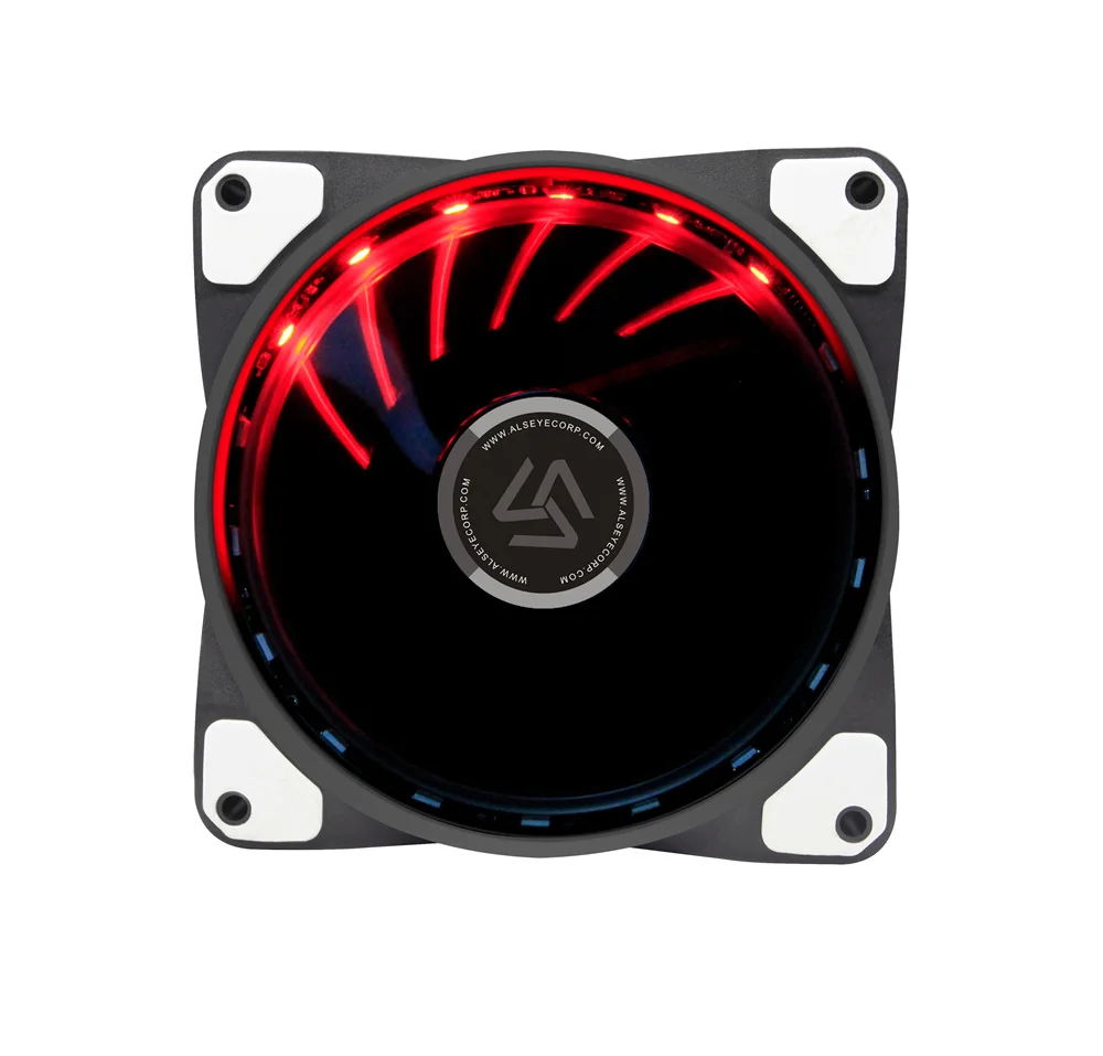 ALSEYE вентилятор для компьютера RGB куллер DC 12 В 120 мм вентиляторы светодиодный Multilight режим встроенный Управление Кнопка 1200 об./мин. 41CFM