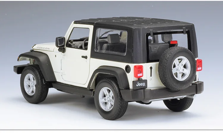 WELLY 1/24 масштаб США 2007 Jeep Wrangler SUV литая модель металлическая модель автомобиля игрушка для подарка/коллекции/украшения/детей