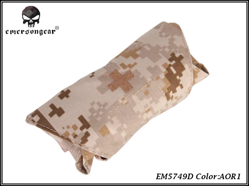 AOR1 Emerson gear применение Сумка-жгут Gen II Molle медицинское хранение кобуры страйкбол снаряжение тактический жгут сумка для хранения - Цвет: AOR1