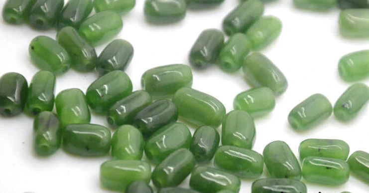 Natural Hetian Jade Seed Material Bulk Beads DIY Jewelry Accessories Necklace Bracelet Hanging Line Jasper | Украшения и