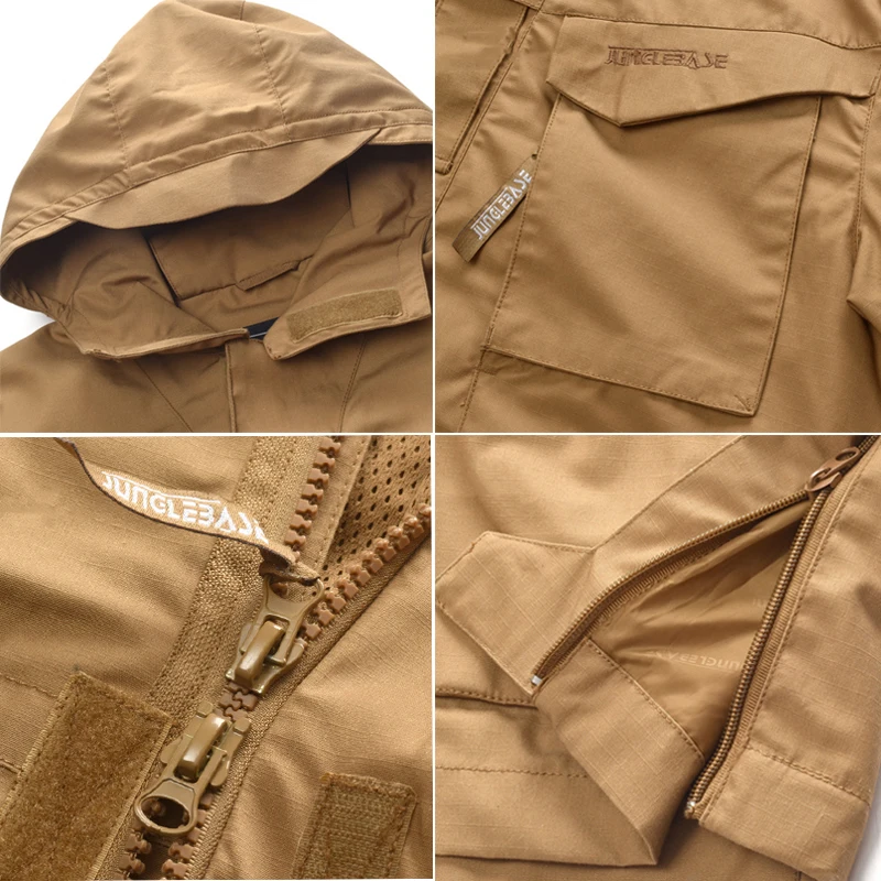 

S.ARCHON M65 Waterproof Military Field Jackets Men Autumn Windbreaker Tactical Pilot Jacket US Army Flight Outerwear Trench Coat