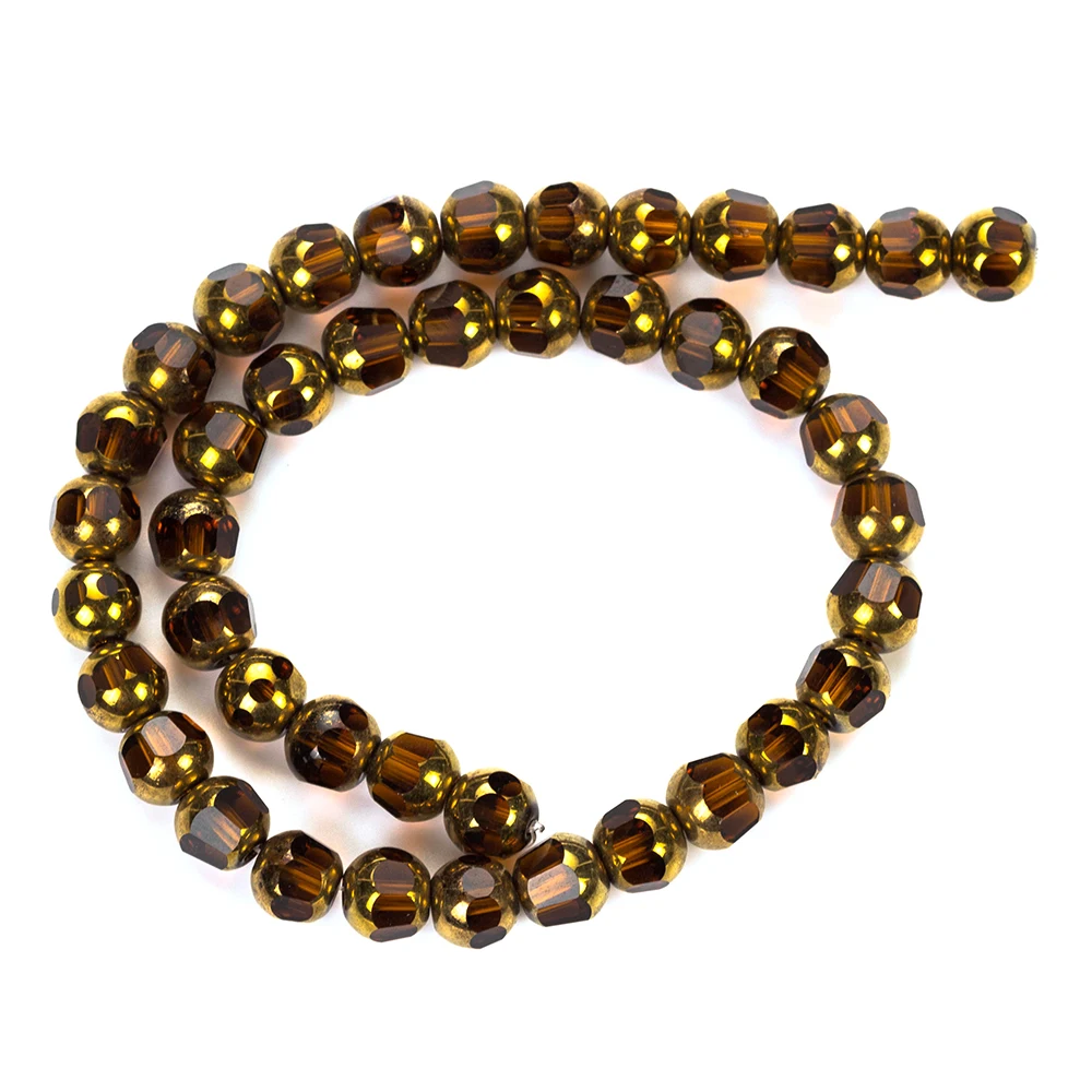 MEIBEADS хрустальный стакан круглый форма разделитель Красочные Хрустальные