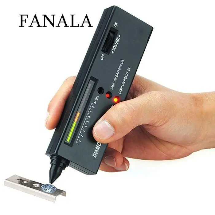 Fanala переносной ЖК-дисплей бриллиантовый камень драгоценные камни ювелирный