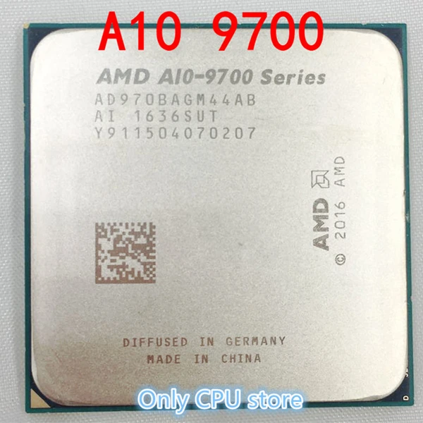 Процессор AMD A10-Series A10-9700 A10 9700 3,5-4,0 ГГц четырехъядерный процессор AD9700AGM44AB разъем AM4