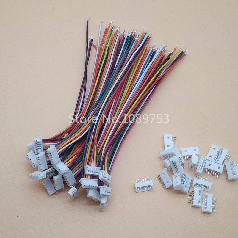 10 комплектов Micro JST 1 25 2 контактный 3P 4P 5P 6P 7P 8P 10Pin разъем штекер гнездовой см