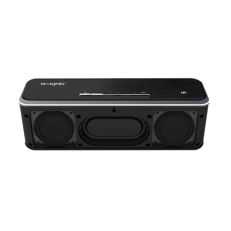 Ужин бас Bluetooth Динамик двойной драйвера Портативный Алюминий сплава кнопку