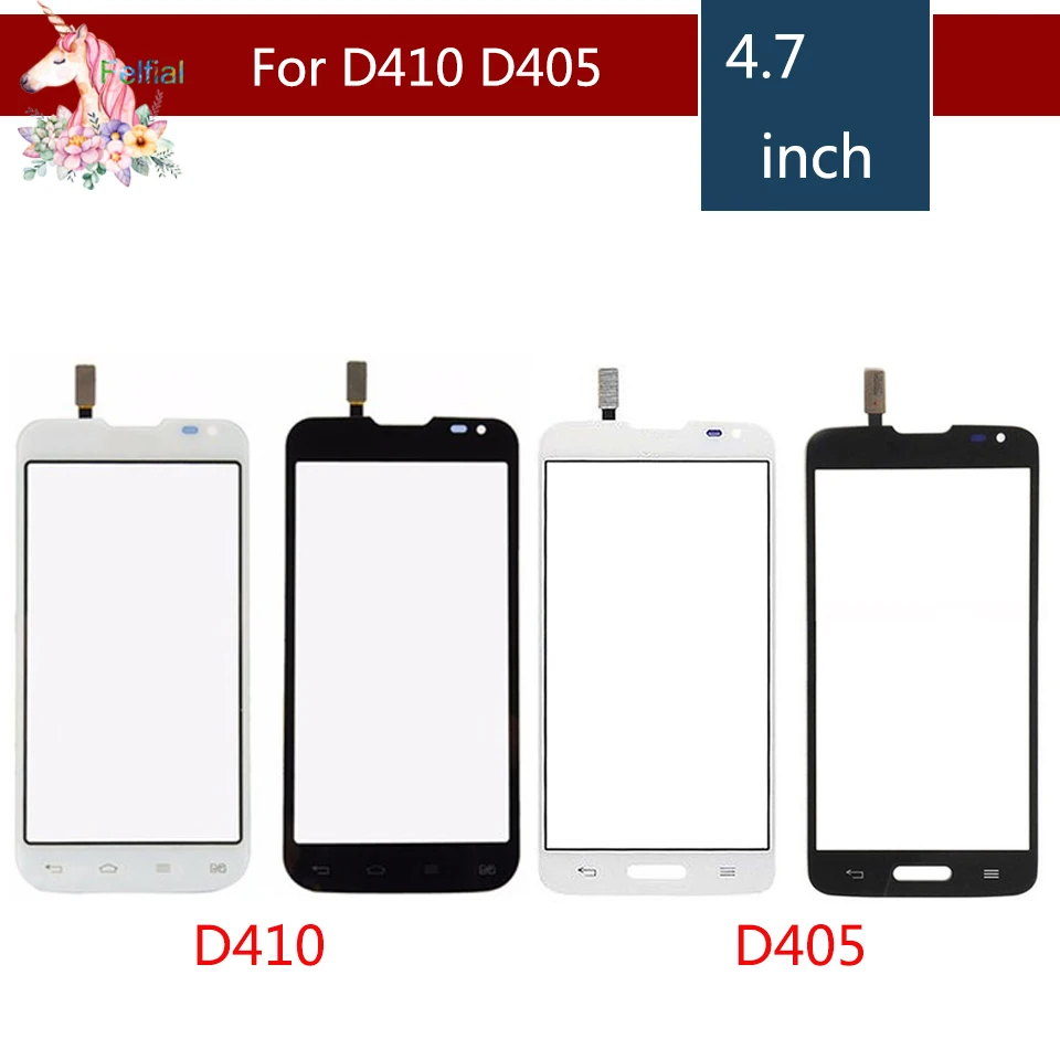

High Quality 4.7" For LG L90 D405 D405N and L90 Dual D410 Touch Screen Digitizer Sensor Outer Glass Lens Panel Replacement