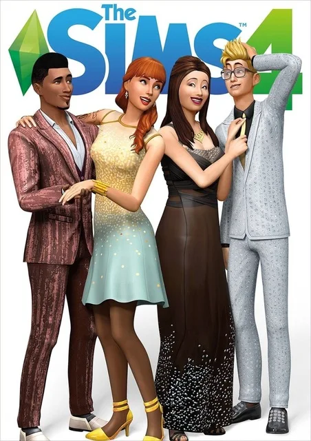 The Sims 4 постер новая игра ПК Xbox SILK декоративная стена живопись 24x36 дюймов|Рисование