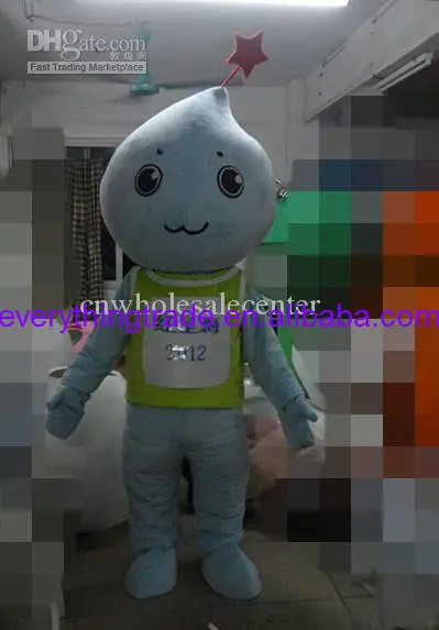 Голубой кукла ростовая костюм взрослые необычные платье комикс наряд |