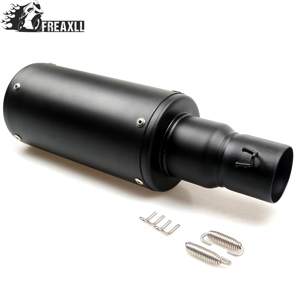 

Universal 36-51MM Motorcycle Exhaust Pipe With Muffler Moto Bike Pot Escape For 125 990 Super R ABS Z 1000 1190 RCB Z