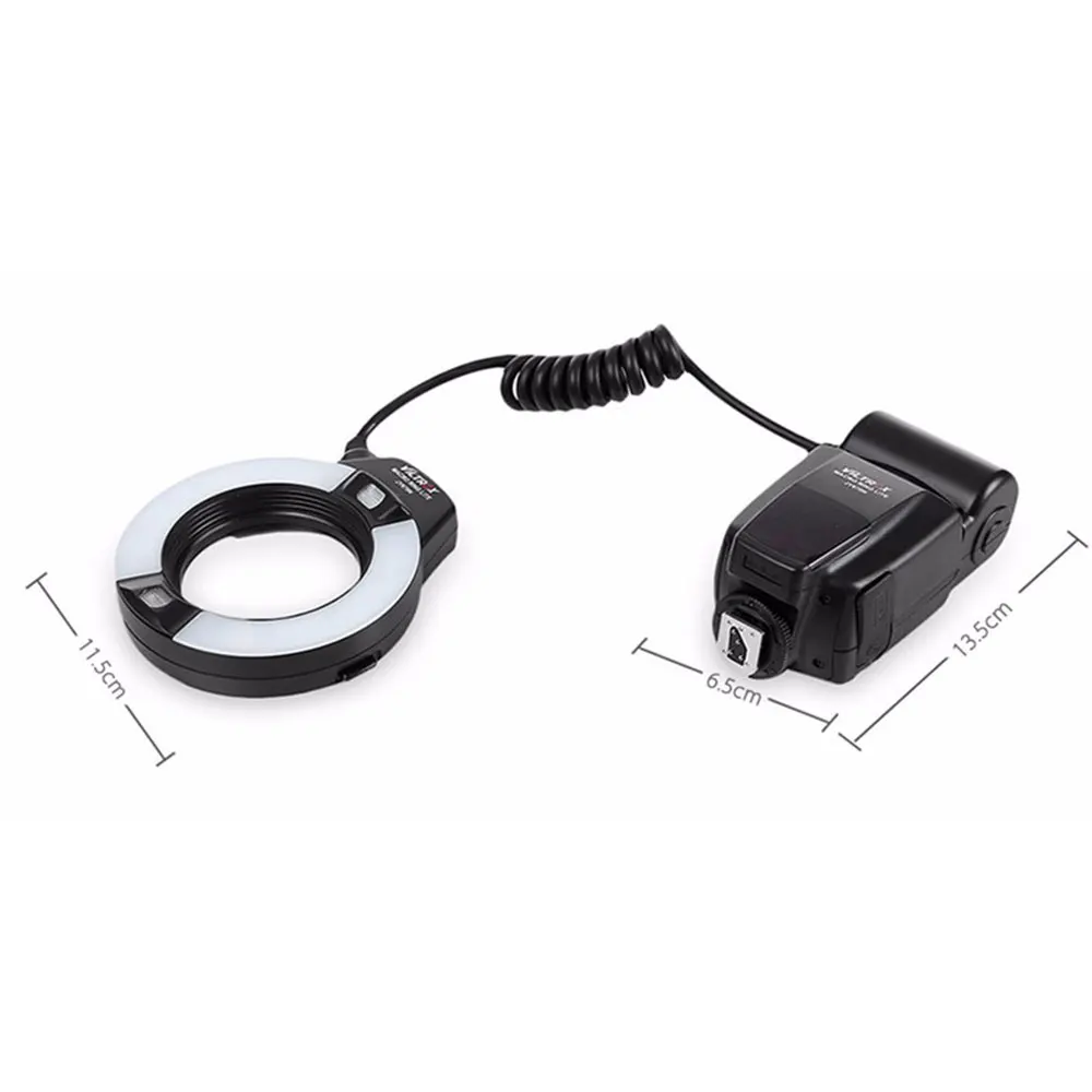 Viltrox jy 670c макро круговое кольцо свет вспышки Speedlite E TTL gn14 с ЖК дисплей + переходное