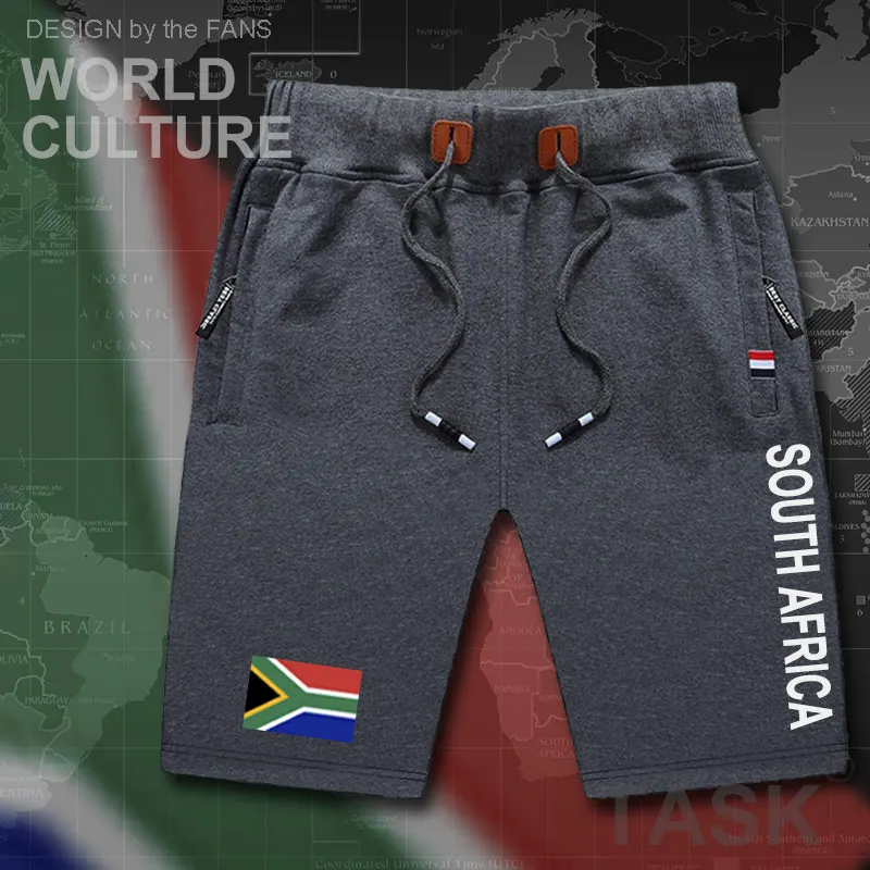 Новые мужские пляжные шорты с флагом Южной Африки тренировочные спортивные на