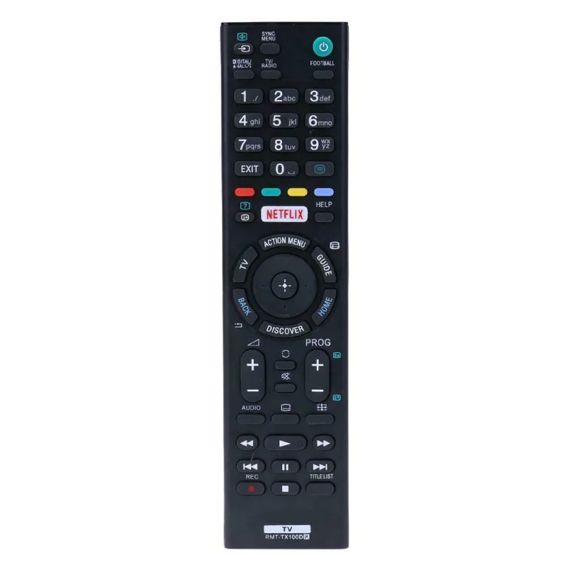 Горячая продажа для Sony 4K HDR с Android TV пульт дистанционного RMT TX100D TX102D NETFLIX LED KD 43X8301C