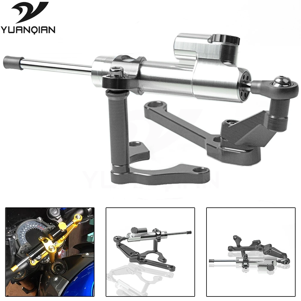 Алюминиевый мотоциклетный демпфер для рулевого колеса комплект крепежных