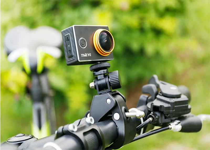 Аксессуары для экшн-камеры с зажимом на руль велосипеда для GoPro Hero 5 6 4 Xiaomi Yi H9