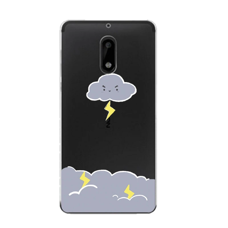 Cloud Soft Clear TPU Phone Case For Nokia3 5 6 8 N540 N640 N535 N830 Fundas Flamingo Printed Coque Flora Bag Cover Free Shipping | Мобильные