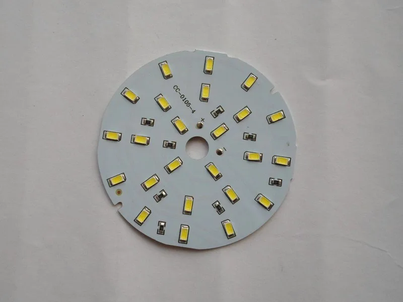 10X Высокое качество 12V вход 5630SMD 3~ 21В, круглый светодиодный светильник доска