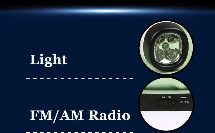 Multifunctional LED Dynamo Flashlight Emergency Alarm flashlights Radio/Mobile Charging | Лампы и освещение