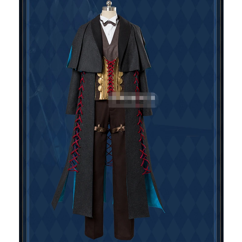 Лидер продаж карнавальный костюм Fate grand order линейка Шерлока Холмса брюки плащ