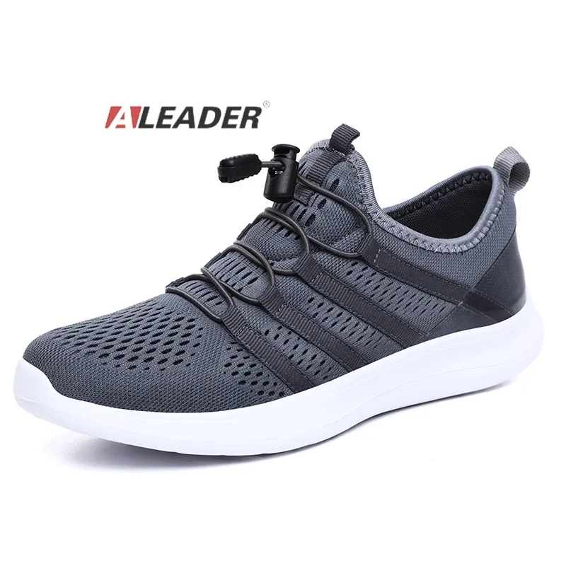 Aleader 2019 Men Casual Shoes Breathable Sneakers Male Lightweight Outdoor Travel Sapato Big Size | Обувь
