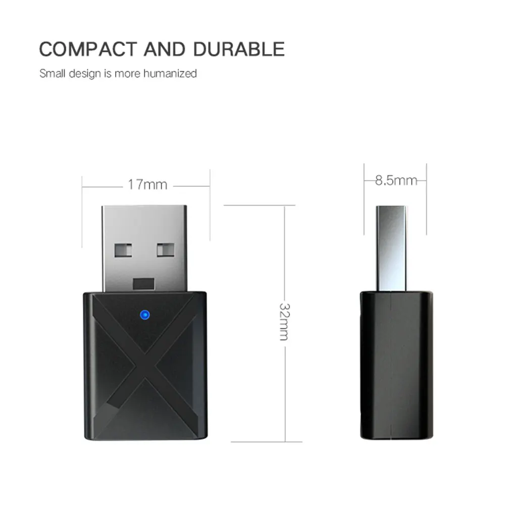 2 в 1 USB беспроводной Bluetooth 5 0 аудио передатчик приемник стерео адаптер для