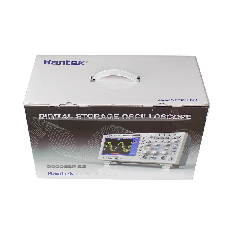 Цифровой осциллограф Hantek DSO5202P 200 МГц 2 канала 1 Гвыб/с 7 дюймов TFT ЖК дисплей длина