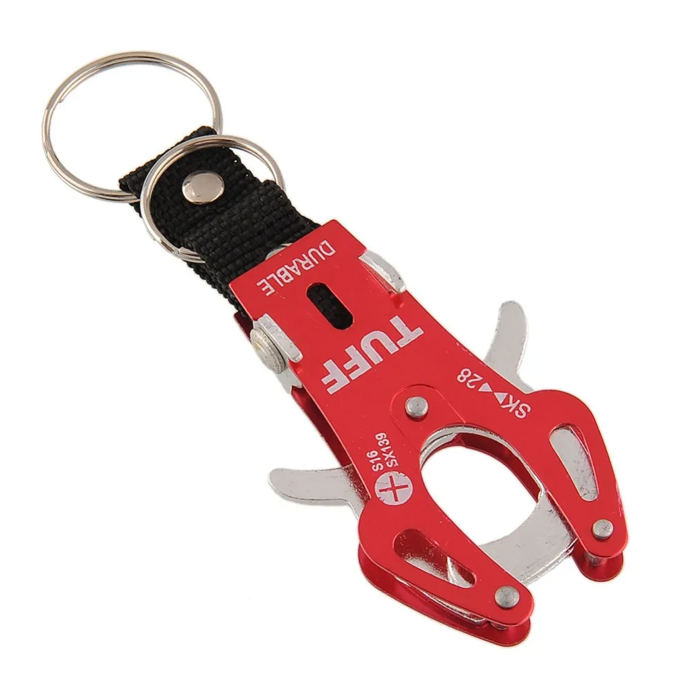 Наружный крюк карабин Зажим Замок брелок кольцо для ключей Красочный