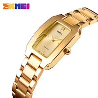 skmei luxury brand women watches diamond dial bracelet wristwatch for girl elegant ladies quartz watch female dress watch 1400