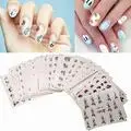 50 XF stickers 1 Набор наклеек для ногтей, летний красочный дизайн, переводные наклейки для воды, наборы цветов/перьев, декор для ногтей, красивые Советы, Прямая поставка - Цвет: 50 XF stickers