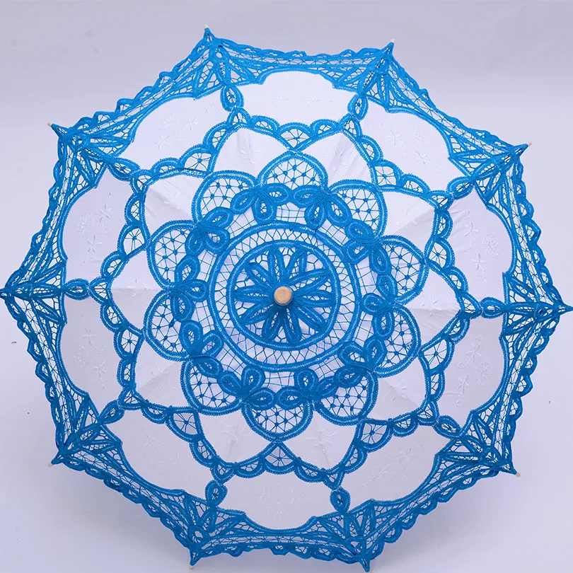 QUNYINGXIU украшение Свадебное Ремесло кружева зонт ручной работы фотография зонтик