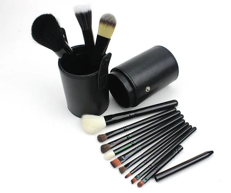

Professional Makeup Brushes 12pcs high-grade wool barrel makeup brush sets