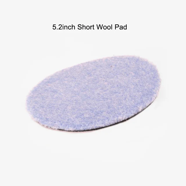 SPTA 6 5.2 Inch Lambs Woollen Car Polishing Buffing Pad Wool Polisher Pads Goods For Car Detailing Waxing Car Auto Polish Buffer - Цвет: Слоновая кость