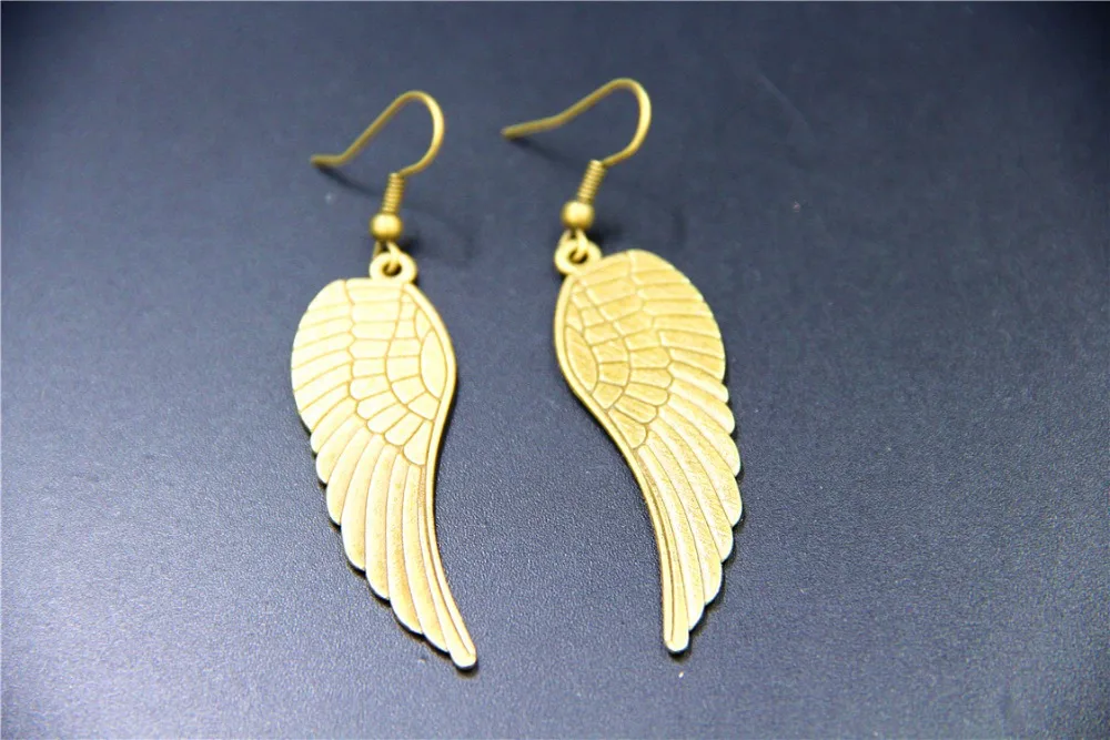Женские винтажные серьги с подвеской в виде крыльев | Украшения и аксессуары