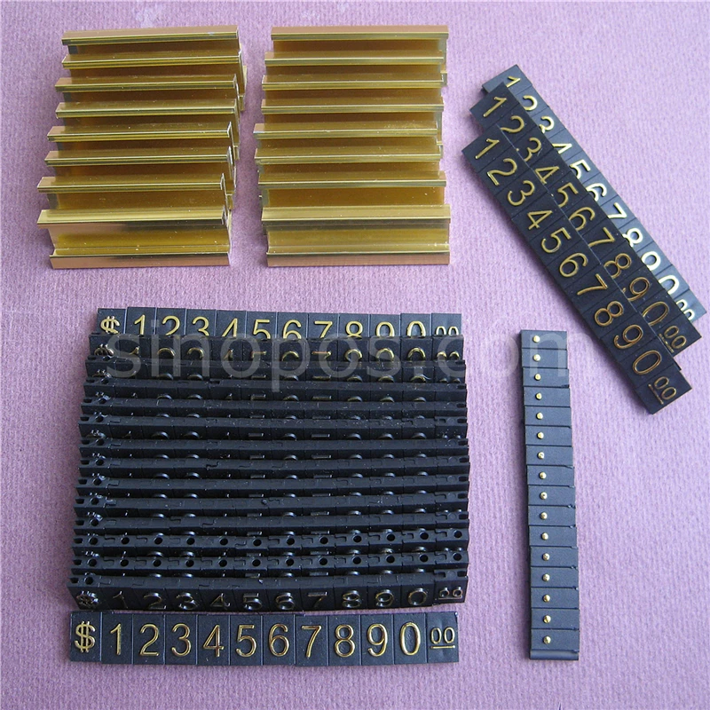 Набор регулируемых ценников на столешницу $ евро набор для ювелирных изделий в