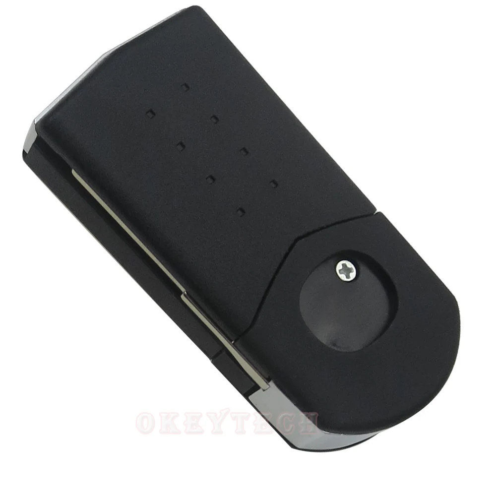 OkeyTech 3 кнопки дистанционный автомобильный флип ключ оболочка корпус чехол для Mazda