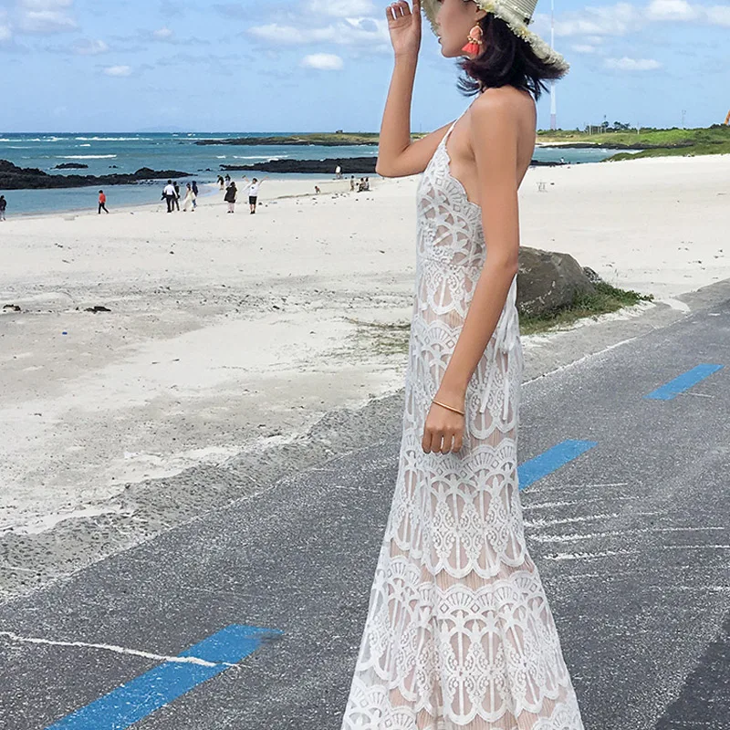 Летнее женское платье 2019 пикантные Винтаж облегающее элегантное в стиле бохо с