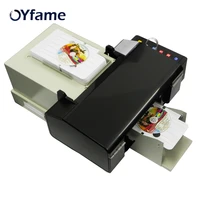 oyfame new digital cd printer dvd disc printing machine automatic pvc card printer for epson l800 with 50pcs cd pvc tray