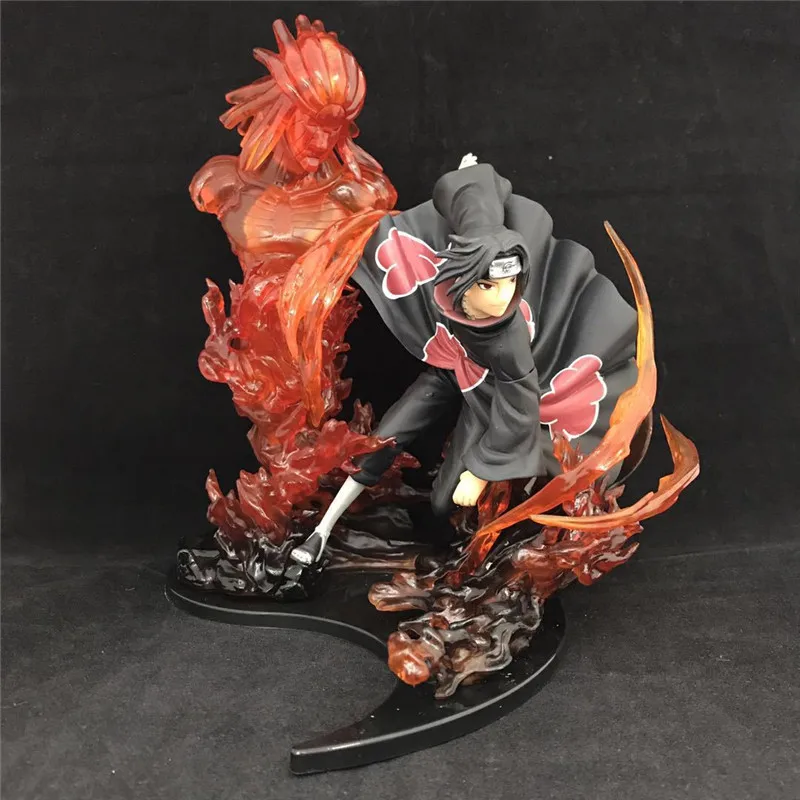 Аниме Наруто Shippuden Учиха Саске Утиха Итати Susanoo модель украшения ПВХ фигурка