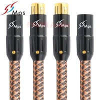 mps hi end m 9 xlr gold plated balance connector plugs silve plated 6n 99 99997 occ wire cable audio dac dvd cd amplifier hifi