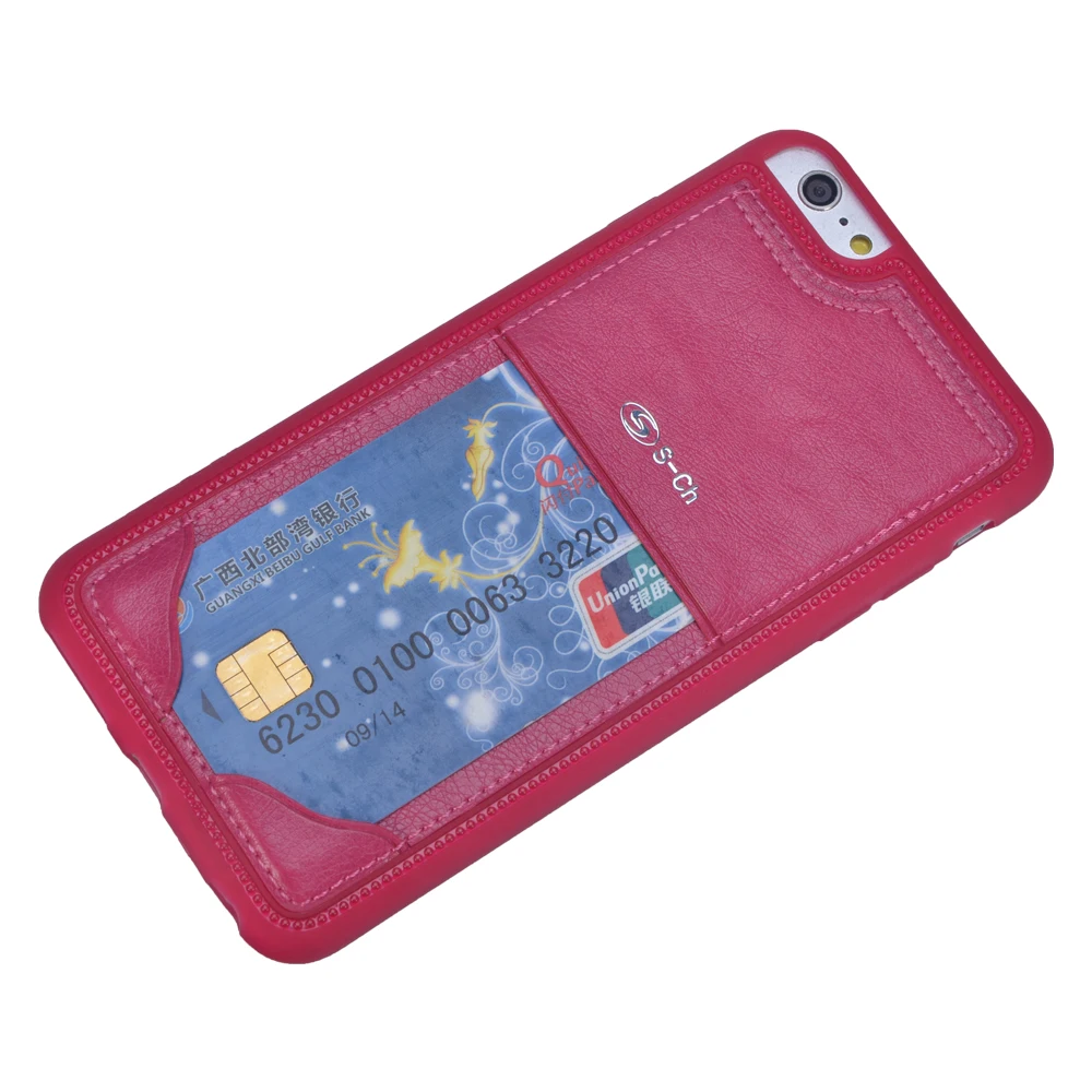 S-CH высококачественные чехлы из искусственной кожи для iPhone 6/6S Plus 6 + Ультратонкий