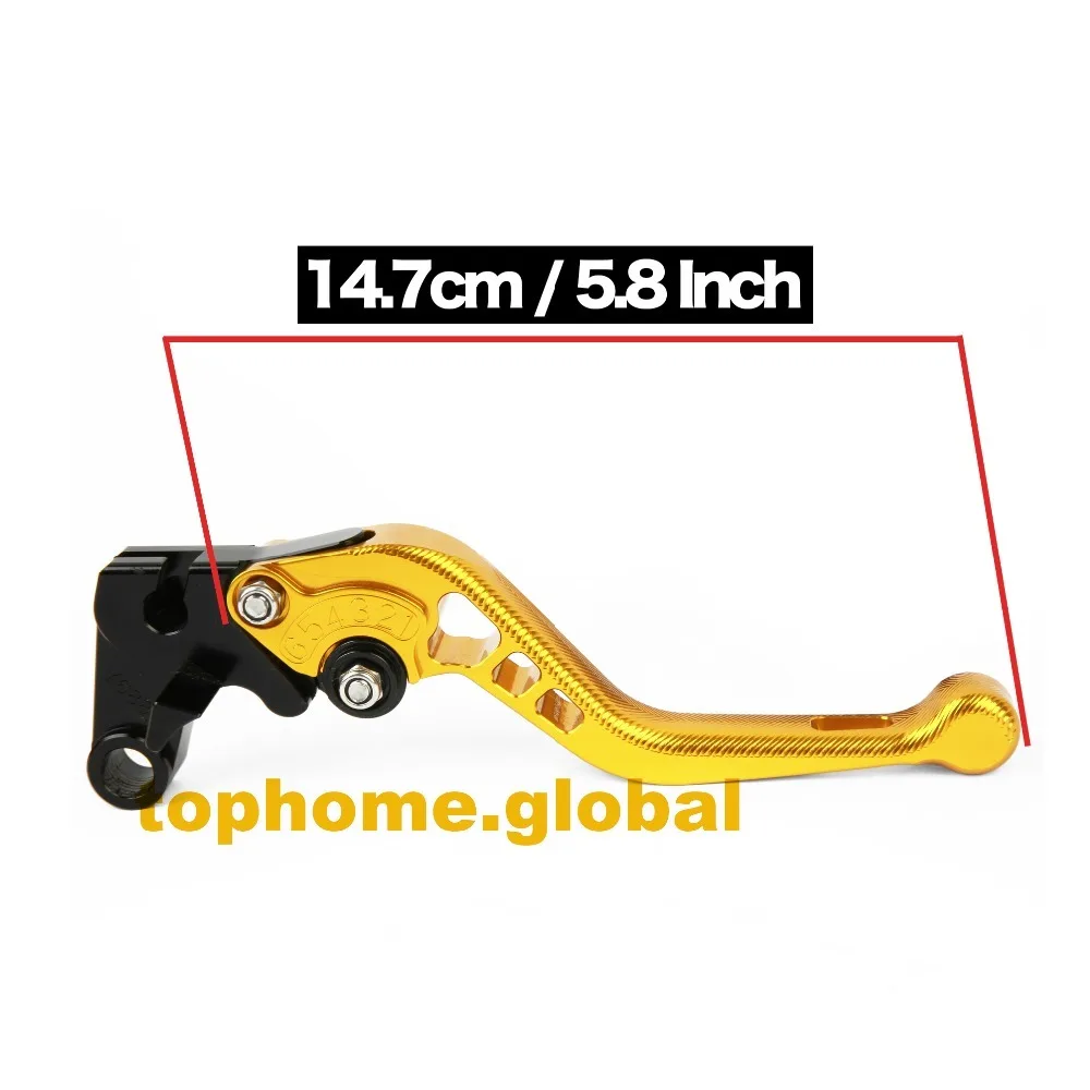 

For Yamaha DT50R (70K10/70K1A) 2012 2013 3D Anti-Slip Short/Long Clutch Brake Levers CNC Adjutable