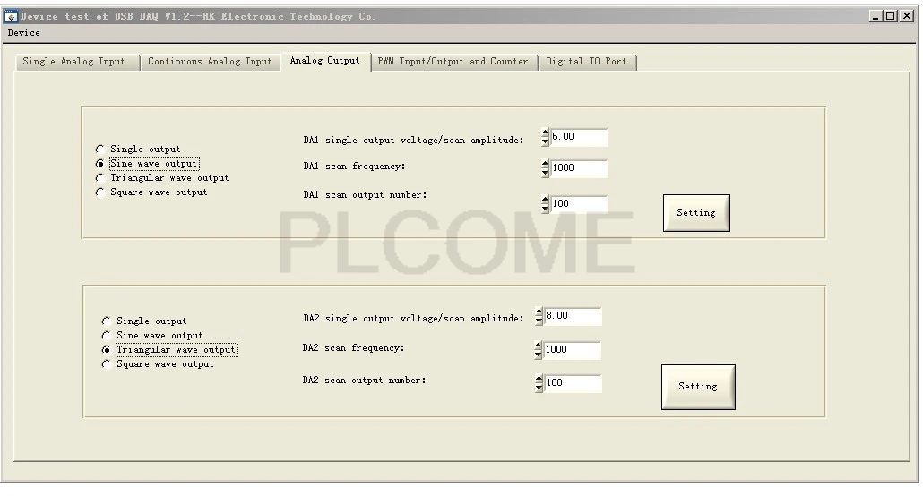 USB DAQ 16 SE/8 DIFF 2DA 12-bit 100Ks/s аналоговая плата сбора данных 6DI 6DO PWM счетчик C LabVIEW MATLAB Windows Linux